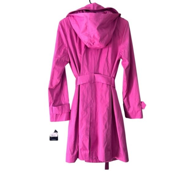 London Fog Orchid Trench Coat - Picture 5 of 16